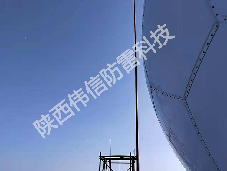 21米高強(qiáng)度玻璃鋼避雷針，氣象雷達(dá)站專用避雷針，防側(cè)擊絕緣接閃器產(chǎn)品展示一